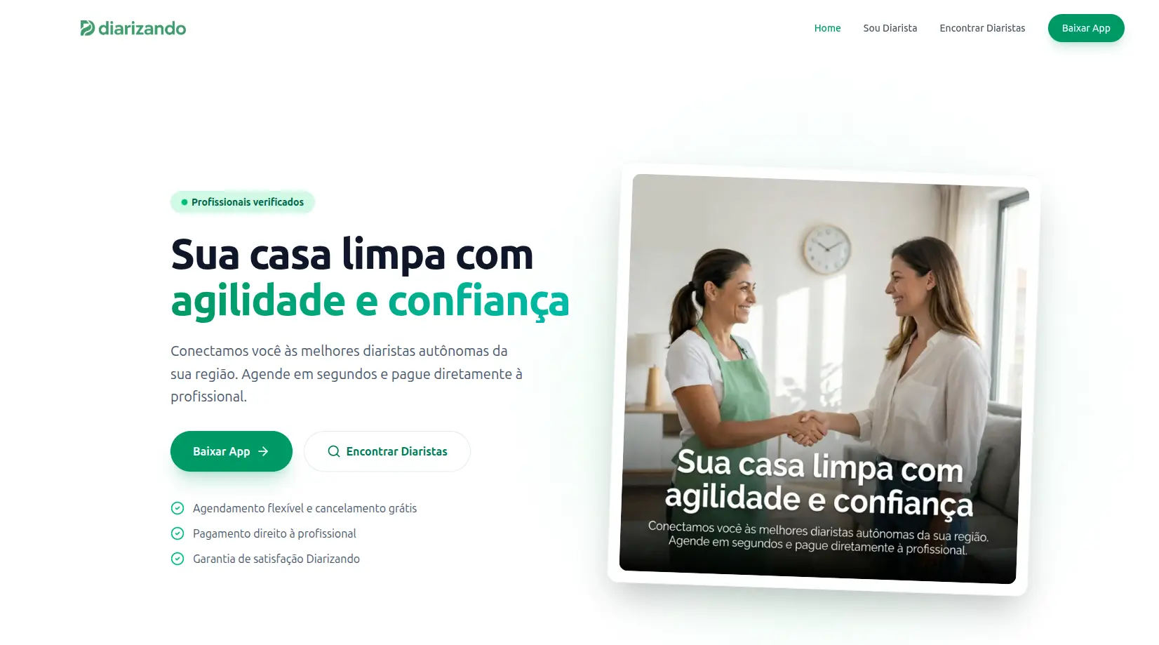Preview do site Diarizando